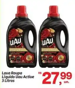 Fort Atacadista Lava Roupa Líquido Uau Active oferta
