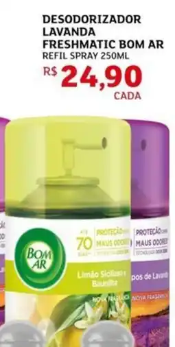Assaí Atacadista Desodorizador lavanda freshmatic bom ar refil spray oferta