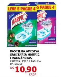 Assaí Atacadista Pastilha adesiva sanitária harpic fragrâncias oferta