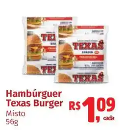 Supermercados Mateus Hambúrguer Texas Burger Misto oferta