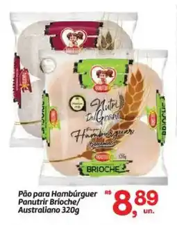 Fort Atacadista Pão para Hambúrguer Panutrir Brioche/ Australiano oferta