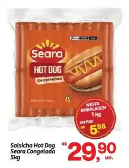 Fort Atacadista Salsicha Hot Dog Seara Congelada oferta