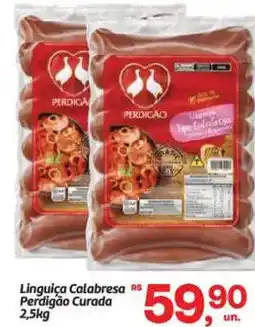 Fort Atacadista Linguiça Calabresa Perdigão Curada oferta