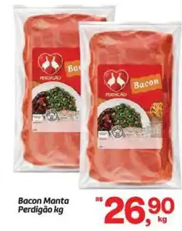 Fort Atacadista Bacon Manta Perdigão oferta