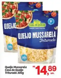 Fort Atacadista Queijo Mussarela Casa do Queijo Triturado oferta