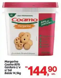 Fort Atacadista Margarina Coamo 80% Gordura c/e s/Sal Balde oferta