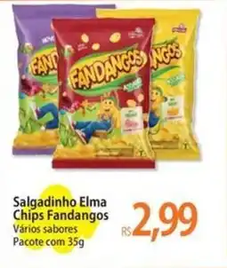 Atacadão Salgadinho Elma Chips Fandangos Vários sabores Pacote oferta