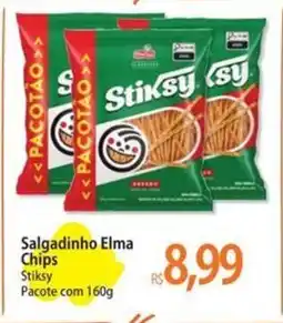Atacadão Salgadinho Elma Chips Stiksy Pacote oferta