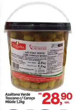 Fort Atacadista Azeitona Verde Toscana c/ Caroço Miúda oferta