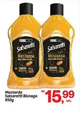 Fort Atacadista Mostarda Salsaretti Bisnaga oferta