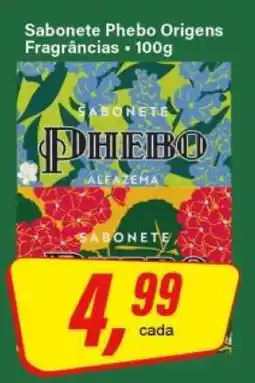 Rede Supermarket Sabonete Phebo Origens oferta