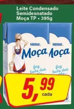 Rede Supermarket Leite Condensado Semidesnatado Moça TP oferta