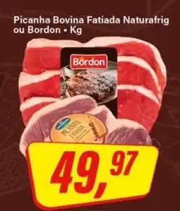 Rede Supermarket Picanha Bovina Fatiada Naturafrig ou Bordon oferta