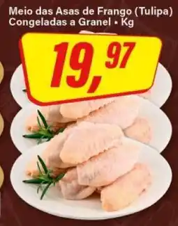 Rede Supermarket Meio das Asas de Frango (Tulipa) oferta