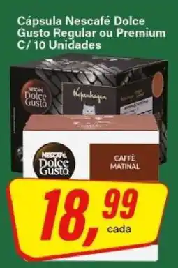 Rede Supermarket Cápsula Nescafé Dolce Gusto Regular ou Premium C/ 10 Unidades oferta