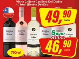 Rede Supermarket Vinho chileno Casillero del Diablo oferta
