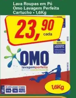 Rede Supermarket Lava Roupas em Pó Omo Lavagem Perfeita Cartucho oferta
