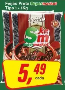 Rede Supermarket Feijão Preto Supermarket oferta