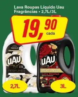 Rede Supermarket Lava Roupas Líquido UAU Fragrâncias oferta