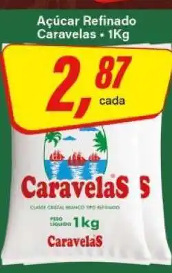 Rede Supermarket AÇÚCAR REFINADO CARAVELAS oferta