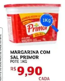 Assaí Atacadista Margarina com sal primor pote oferta