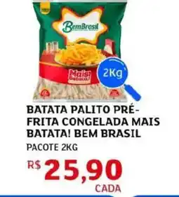 Assaí Atacadista Frita congelada mais batata! bem brasil pacote oferta