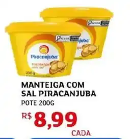Assaí Atacadista Manteiga com sal piracanjuba pote oferta