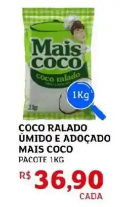 Assaí Atacadista Coco ralado úmido e adoçado mais coco pacote oferta