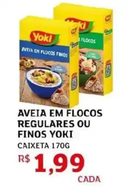 Assaí Atacadista Aveia em flocos regulares ou finos yoki oferta