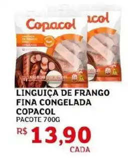 Assaí Atacadista Linguiça de frango fina congelada copacol pacote oferta