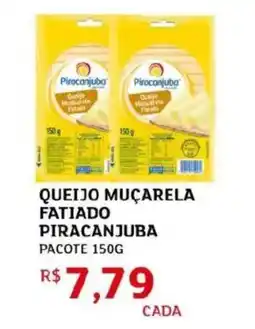 Assaí Atacadista Queijo muçarela fatiado piracanjuba pacote oferta
