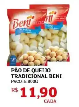 Assaí Atacadista Pão de queijo tradicional beni pacote oferta
