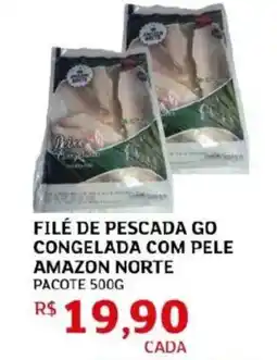 Assaí Atacadista Filé de pescada go congelada com pele amazon norte pacote oferta