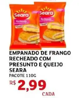 Assaí Atacadista Empanado de frango recheado com presunto e queijo seara oferta