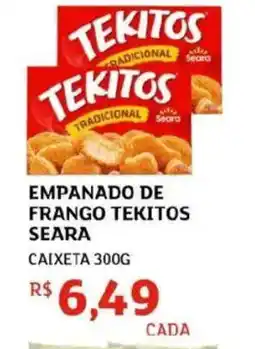 Assaí Atacadista Empanado de frango tekitos seara oferta