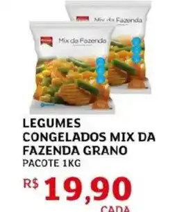 Assaí Atacadista Legumes congelados mix da fazenda grano pacote oferta
