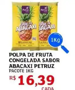 Assaí Atacadista Polpa de fruta congelada sabor abacaxi petruz pacote oferta