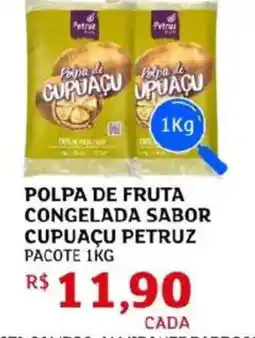 Assaí Atacadista Polpa de fruta congelada sabor cupuaçu petruz pacote oferta