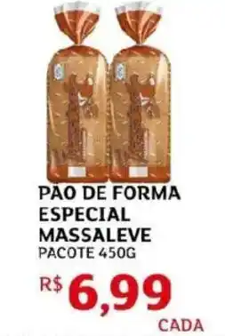 Assaí Atacadista Pão de forma especial massaleve pacote oferta
