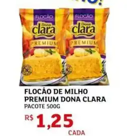 Assaí Atacadista Flocão de milho premium dona clara pacote oferta