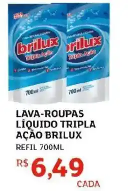 Assaí Atacadista Lava-roupas líquido tripla ação brilux oferta