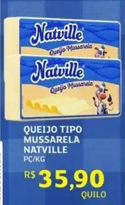 Assaí Atacadista Queijo tipo mussarela natville oferta
