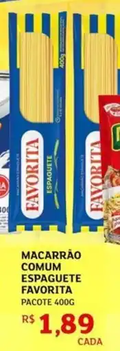 Assaí Atacadista Macarrão comum espaguete favorita pacote oferta