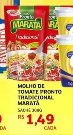 Assaí Atacadista Molho de tomate pronto tradicional maratá oferta