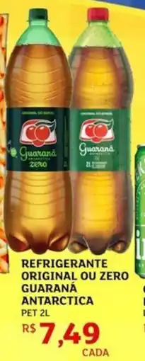Assaí Atacadista Refrigerante original ou zero guaraná antarctica pet oferta