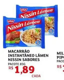 Assaí Atacadista Macarrão instantâneo lámen nissin sabores oferta