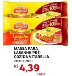 Assaí Atacadista Massa para lasanha pré- cozida vitarella oferta