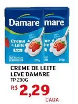 Assaí Atacadista Creme de leite leve damare tp oferta