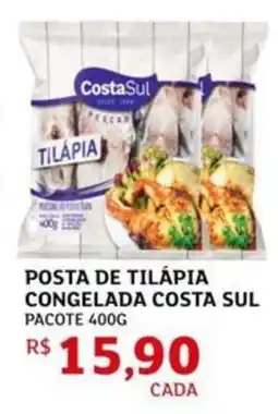 Assaí Atacadista Posta de tilapia congelada costa sul pacote oferta