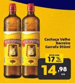 Bigmart Cachaça Velho Barreiro oferta